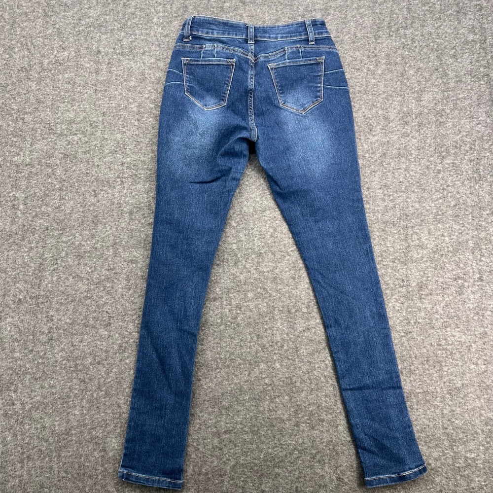 Fashion Nova Women Dark Wash High Rise Skinny Jeans Size 5/6 Stretch Denim - Picture 4 of 12